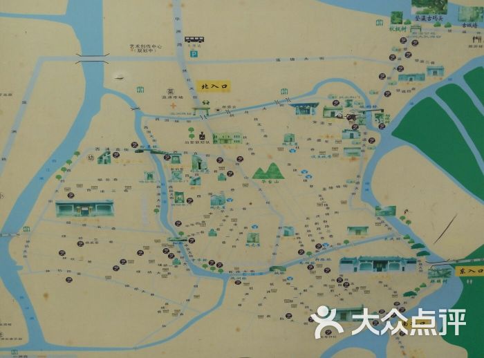 小洲村-地图图片-广州周边游-大众点评网