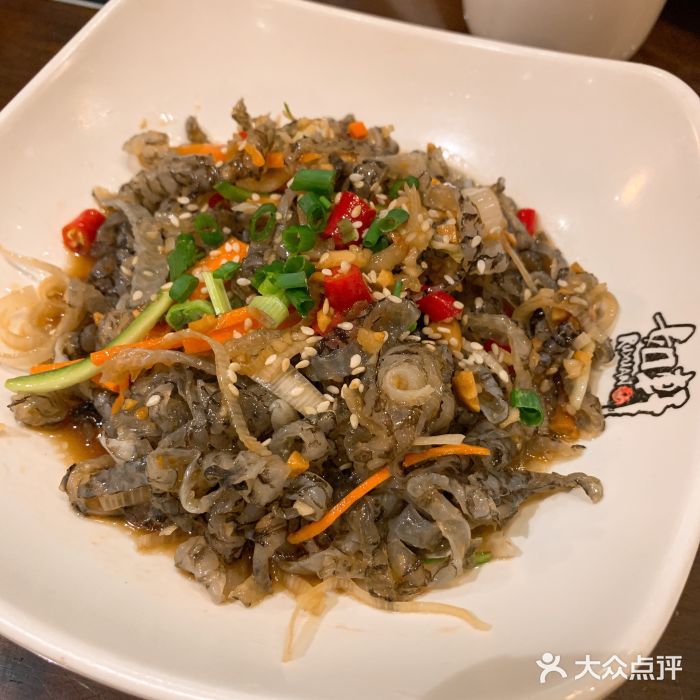 如轩海鲜砂锅粥(文华里店)凉拌鱼皮图片