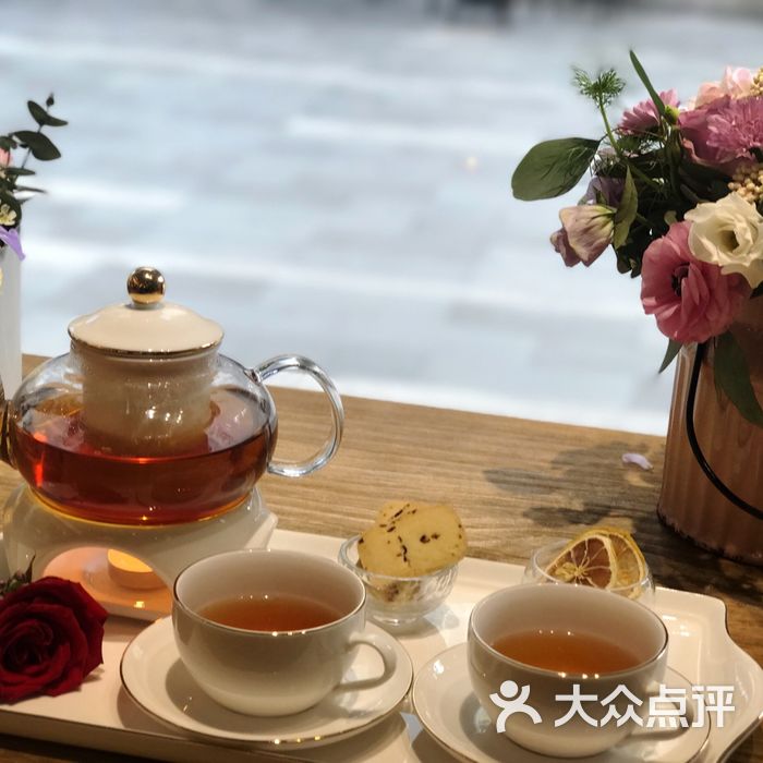 花境flowerland鲜花下午茶图片-北京甜品饮品-大众