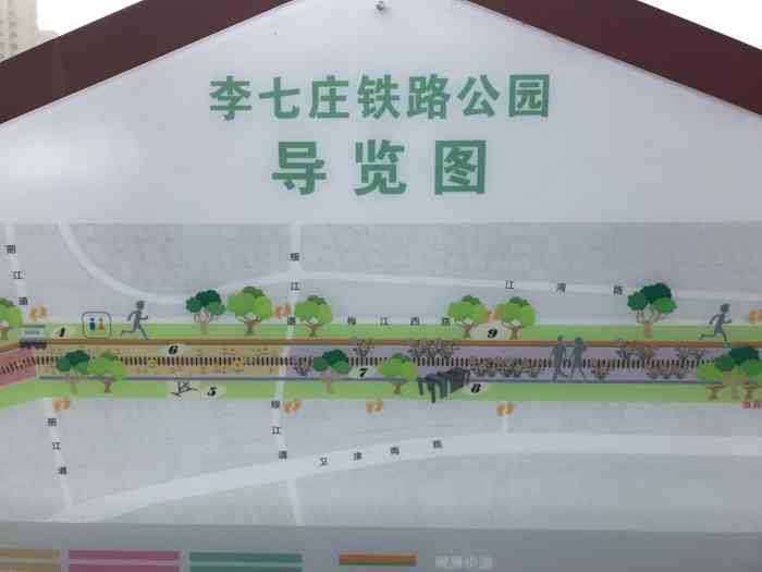 李七庄铁路公园-"家门口的步道花园,是由一条废弃铁路改造的.