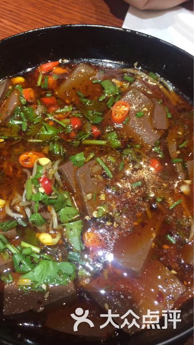 麻辣鸭血