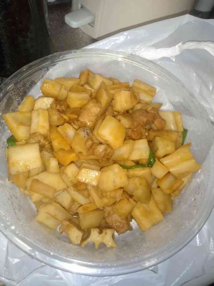 滑溜鸡片儿每次必点可以要点儿椒盐儿蘸着吃