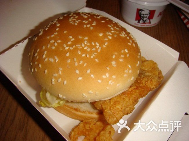 肯德基(国盛中心店)汉堡图片 - 第1张