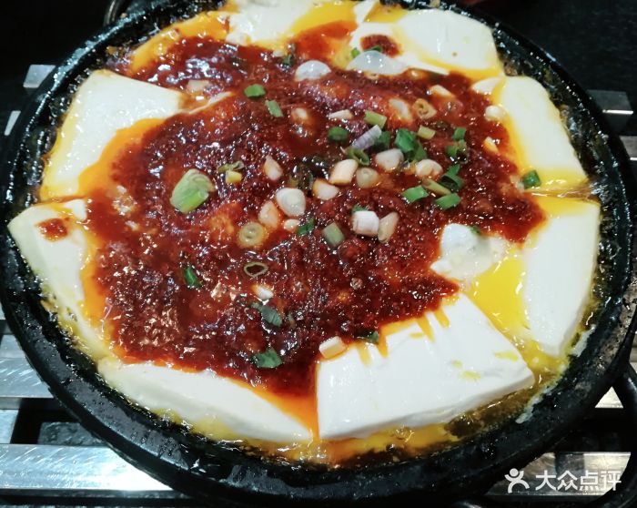 釜山美食韩国炸酱面石锅饭(乐活里店)鸡蛋豆腐合盘图片 - 第47张