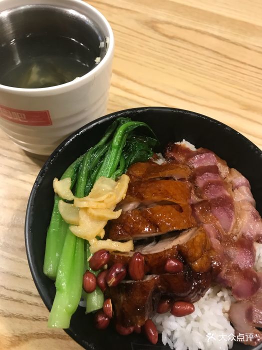 粤吧港式茶餐厅(丽丰店)叉烧烧鸭双拼饭图片 - 第3张