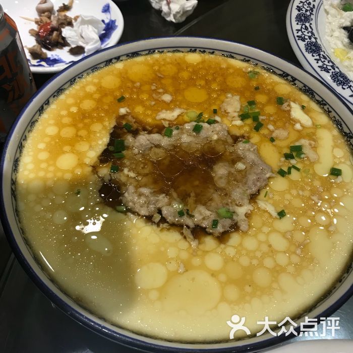 老牛窝里肉松炖蛋图片 第1张