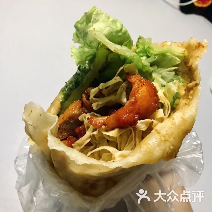 段记大饼夹鸡柳图片 - 第2张