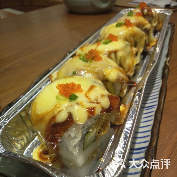 芝士焗鳗鱼卷