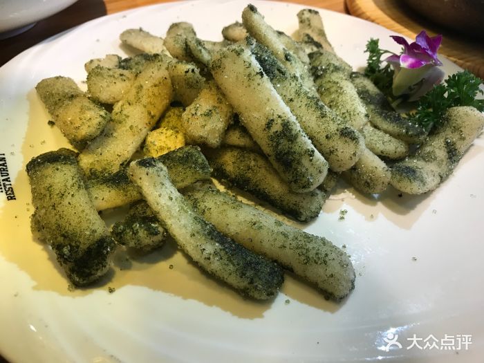 塘人餐厅(南塘老街店-苔菜年糕条图片-宁波美食-大众点评网