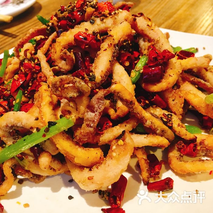 小树林水煮鱼干煸鱿鱼须图片-北京天津菜-大众点评网