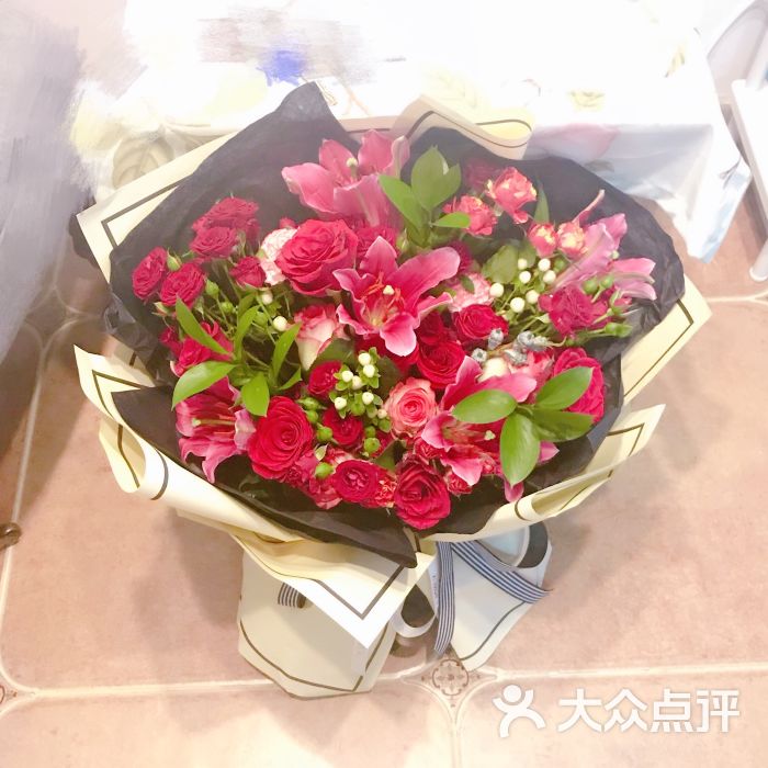 姥姥生日时的大花束