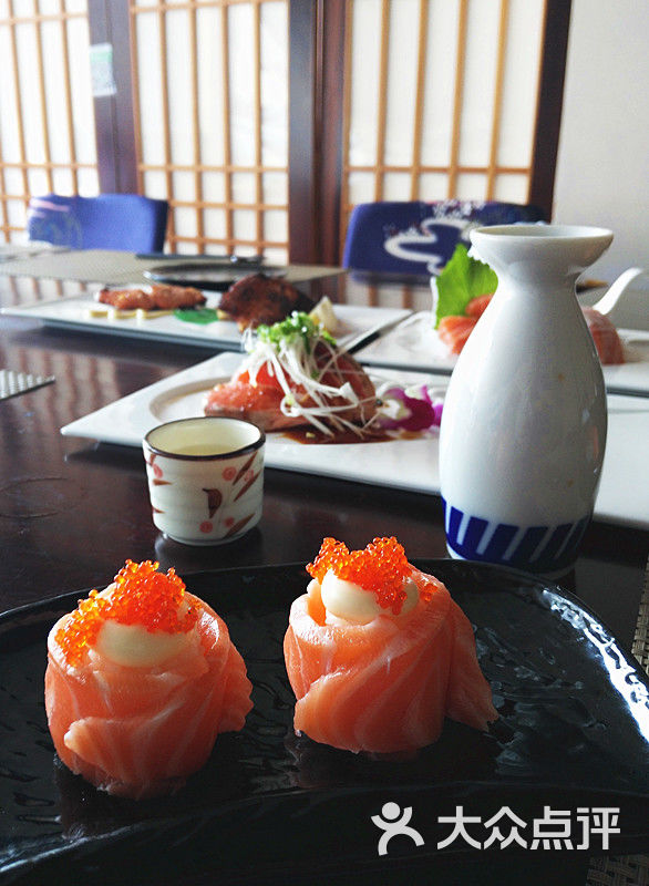 e-salmon 三文鱼主题餐厅花之恋和清酒图片 - 第7张