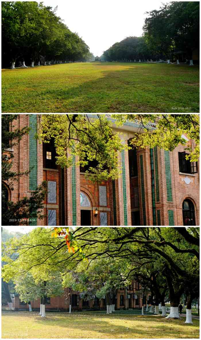 中山大学(南校区)-"朴实淳厚,芳草萋萋,中山大学风景优美,岭.