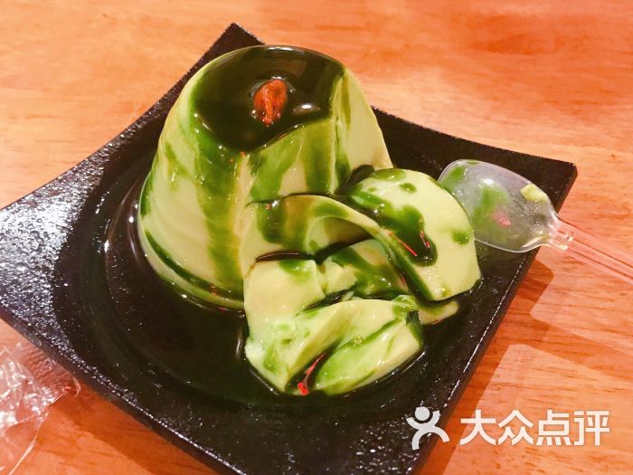 抹茶杏仁豆腐