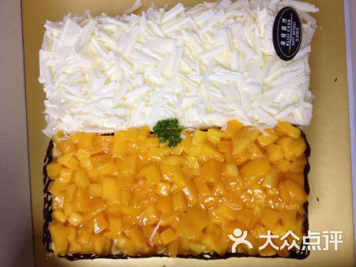 bliss cake幸福西饼(莲塘店)榴芒双拼芝士蛋糕图片 第1张
