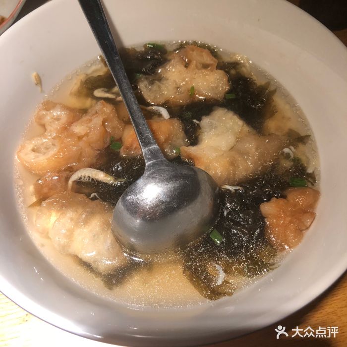 紫菜虾皮油条汤