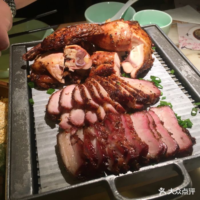 烤鸡烤肉双拼