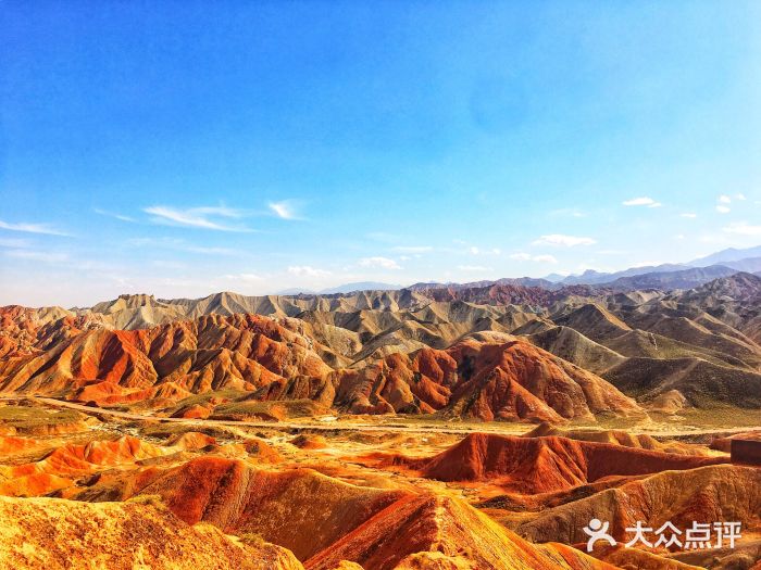 张掖七彩丹霞旅游景区景点图片