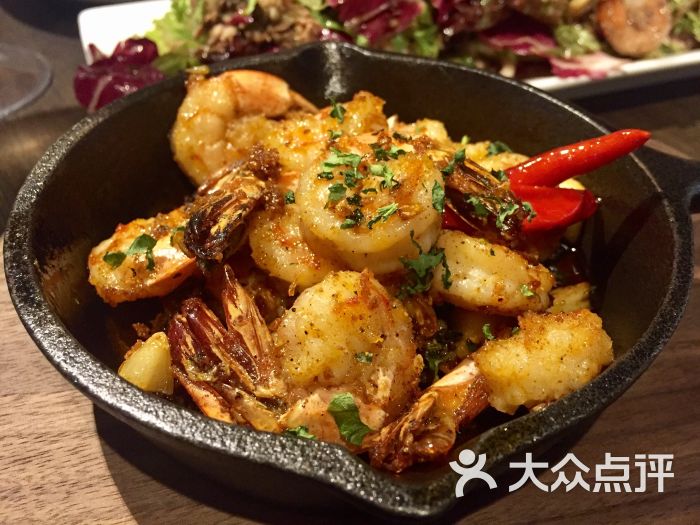 香蒜橄榄油煎虾