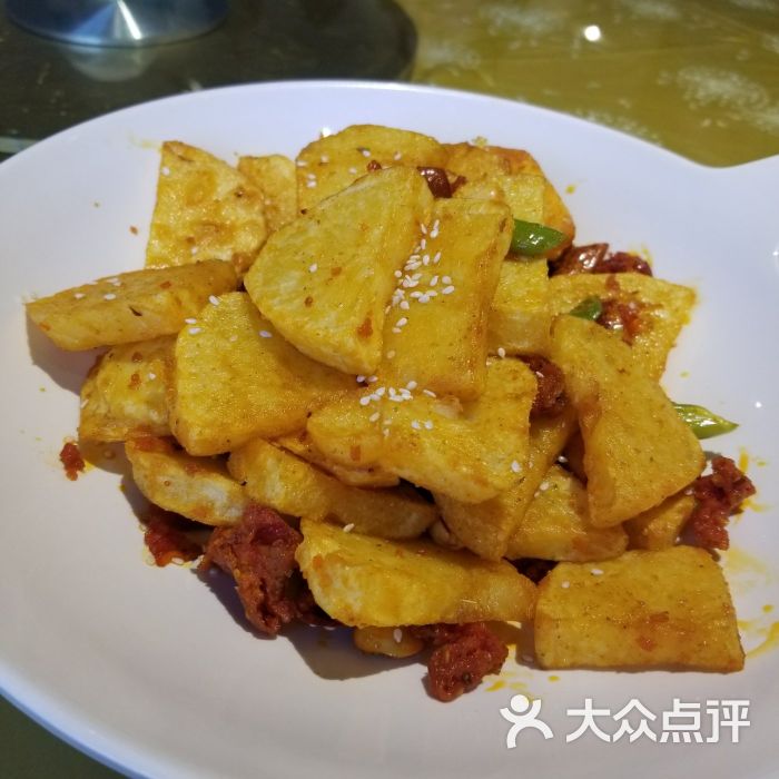 阿西娅羊羔肉-干锅土豆片图片-兰州美食-大众点评网