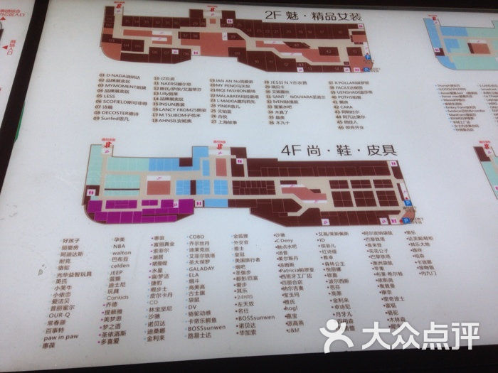 兴隆大奥莱-楼层分布图-iphone_upload_pic图片-沈阳购物-大众点评网