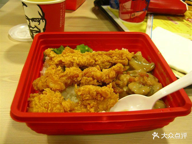 肯德基(盐步dt店)鸡柳饭图片