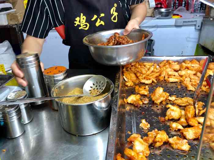 鸡公子御膳叉骨-"炸鸡是现炸的,热腾腾的吃的特别香,他家不.