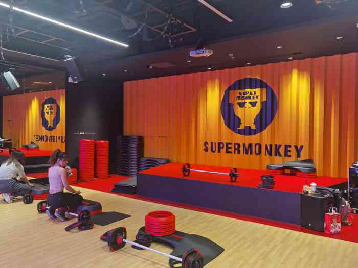 supermonkey超级猩猩健身(金地广场店"金地中心2楼 扶梯口上来直走