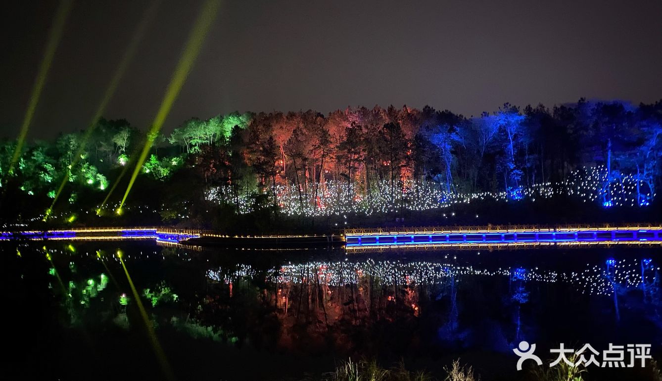 后溪水库迷人夜景,晚上溜弯儿走起