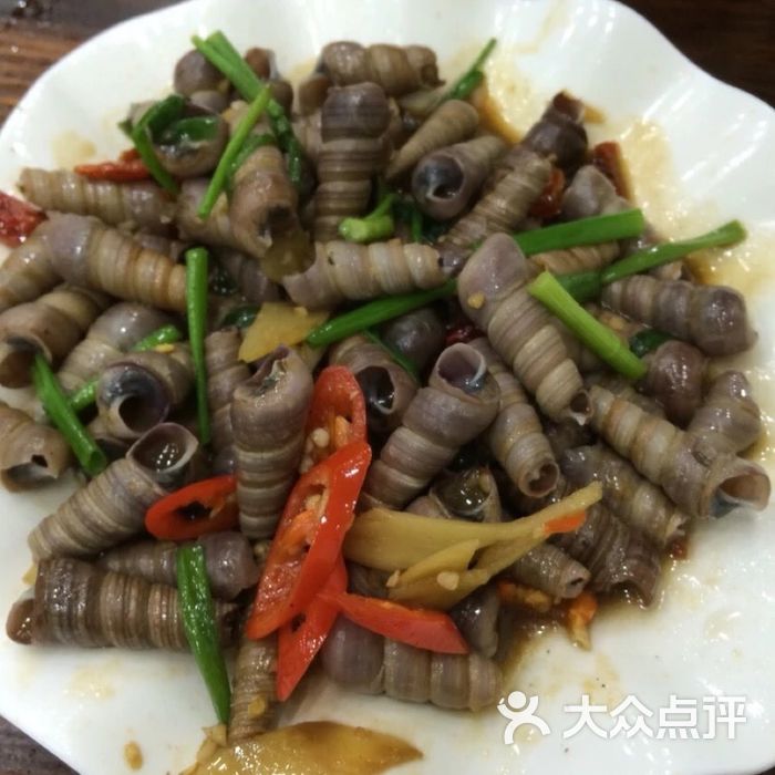 天天本港海鲜姜葱炒丁螺图片-北京海鲜-大众点评网