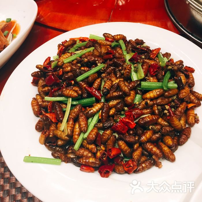 王厚元饺子干煸金丝蚕蛹图片-北京东北菜/家常菜-大众点评网