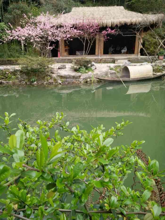 永川桃花源-"永川桃花源景区位于黄瓜山白岩槽卫星湖源头.