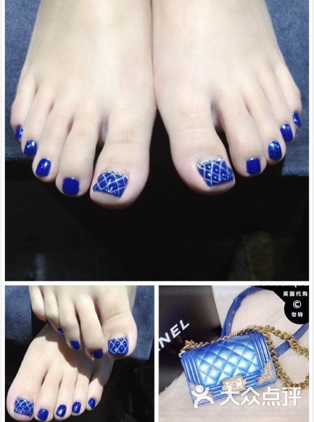 糖果指甲造型 美脚
