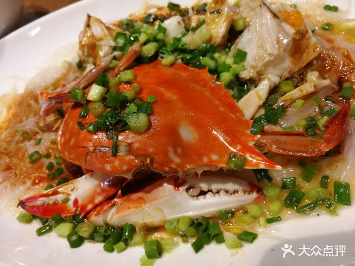老同学海鲜排挡(海莲路3号店)葱油蟹图片