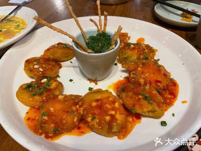 鸡毛店·川菜(玉林店-泰汁鱼香茄饼图片-成都美食-大众点评网