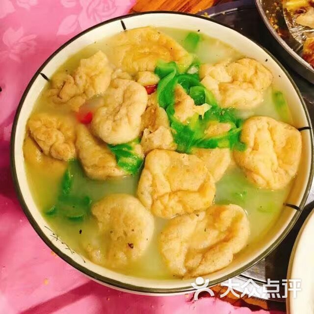 荣记农庄-鸡汤浸桑叶绉纱鱼腐图片-顺德区美食-大众