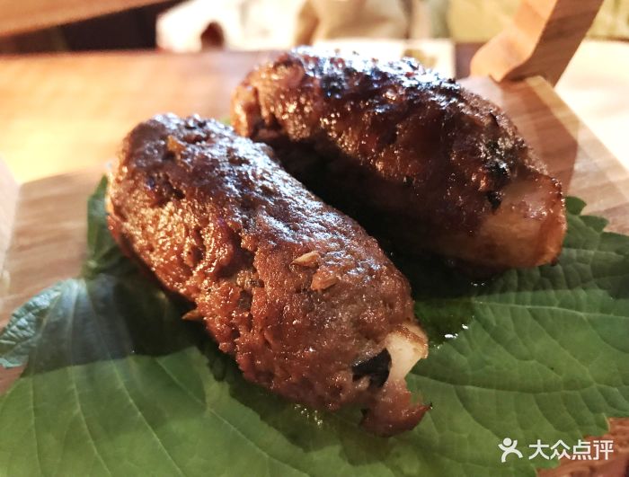 烤牛肉饼年糕卷