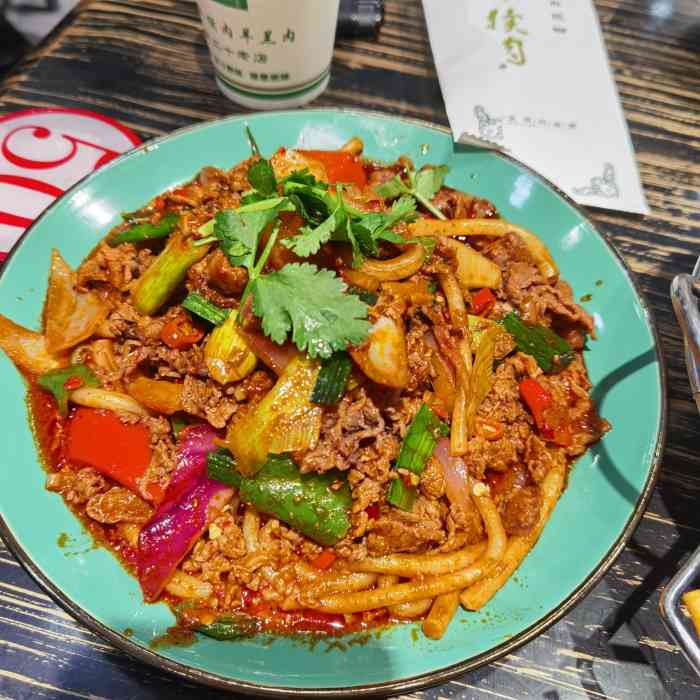 白记靖远羊羔肉爆炒牛犊肉(银滩大桥店)-"大砂坪的白