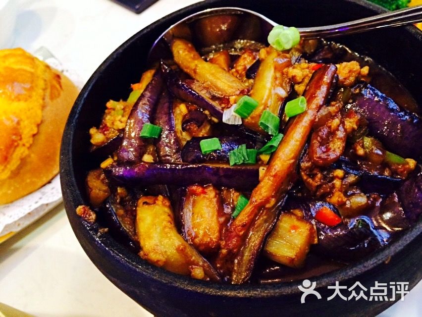 石锅烧茄子