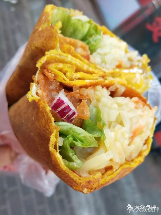 上海老磨蛋脆煎饼图片