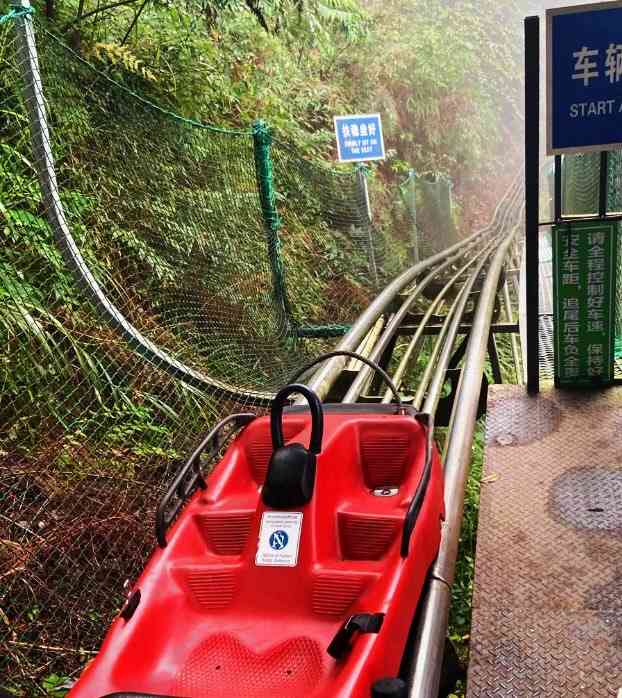 南温泉索滑道-"五号下午去的,结果遇到了个冷门景点,基本.