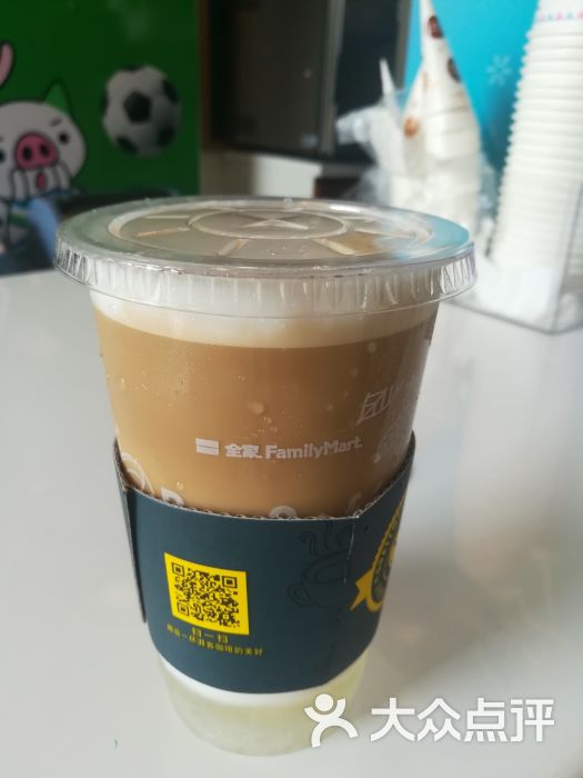 全家(东吴北路二店)大杯冰香草拿铁图片 第6张