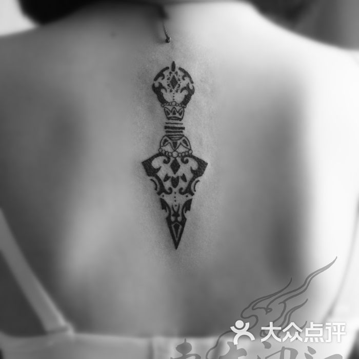 北京东方印记纹身大臂恶魔翅膀纹身——北京最有名的