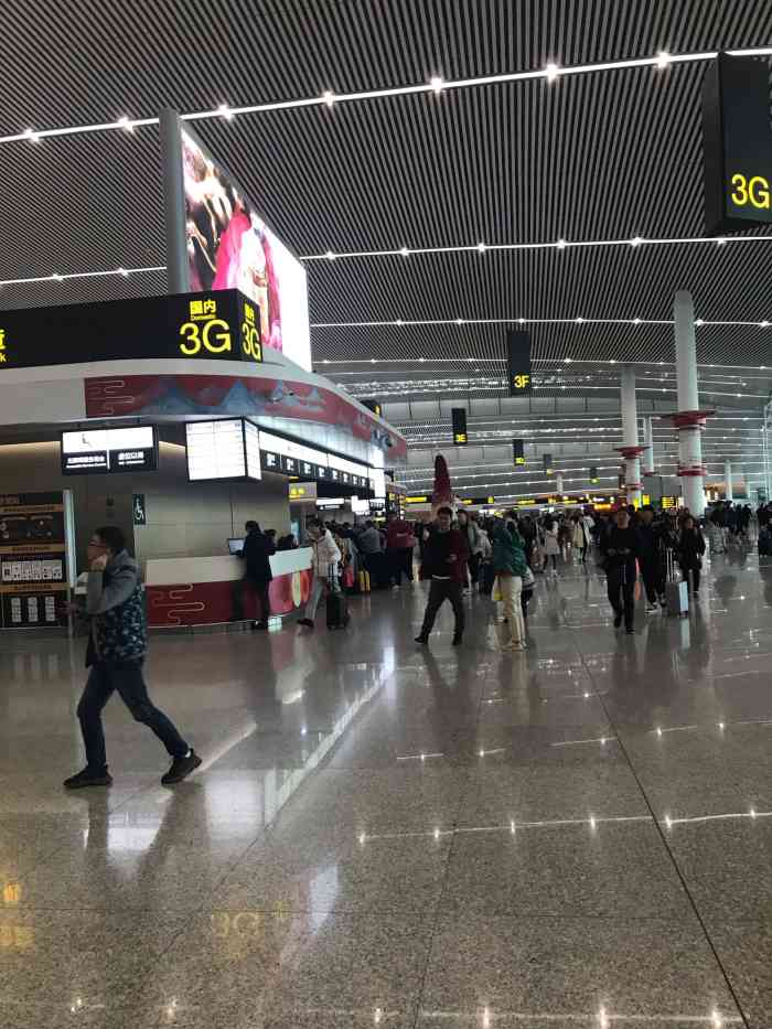 江北国际机场t3航站楼-"江北机场还是很方便的.出站的