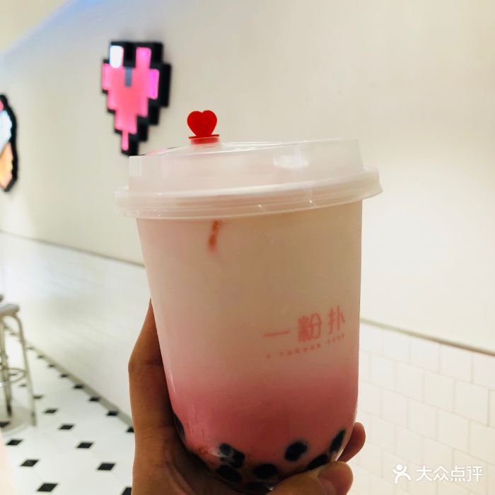 一粉扑奶茶果汁 网红甜品(延安路店)刚好遇见你图片 - 第75张