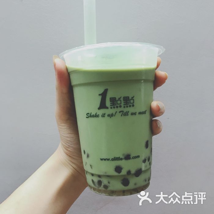 红豆抹茶奶茶 波霸 珍珠