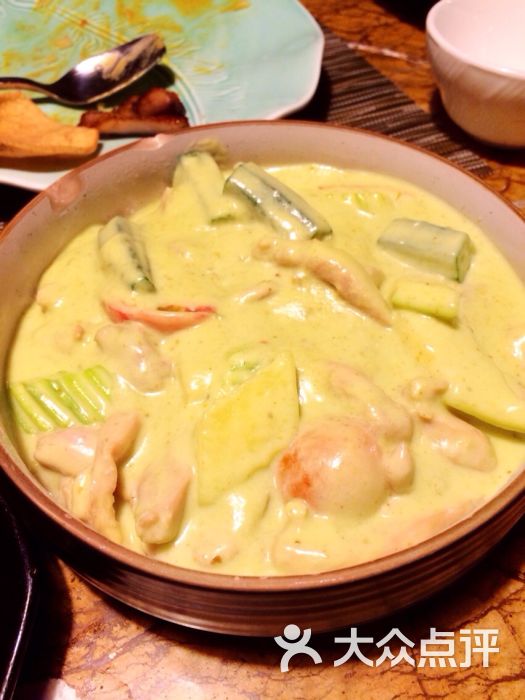 泰式青咖喱鸡肉