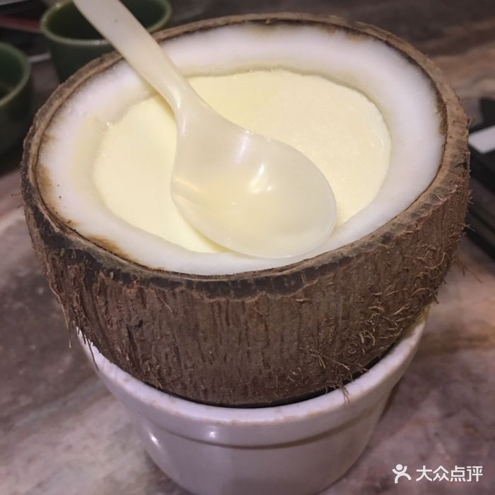 凤园椰珍椰子鸡主题餐厅(保利时光里店)椰皇炖奶图片 - 第1662张