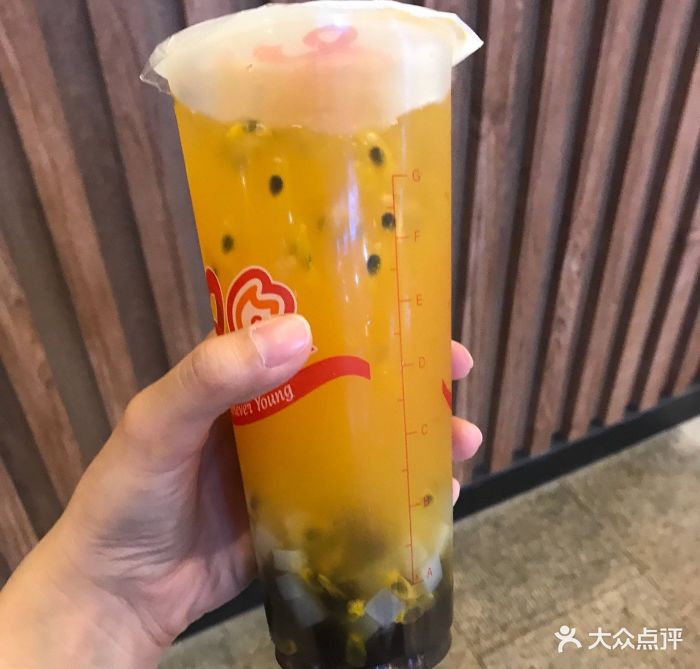 coco都可(大悦城店)鲜百香果双响炮图片