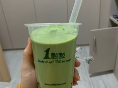 绿茶拿铁-1点点(西单明珠店)